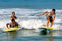 Surfing in Mazatlan Mexico
